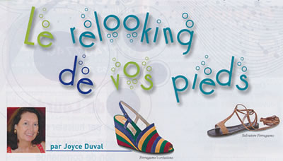 Le relooking de vos pieds par Joyce Duval